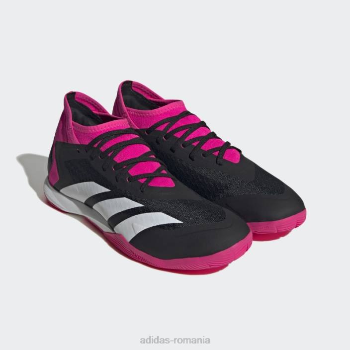 Adidas acuratețea prădătorului roz.3 cizme de interior moda unisex negru/alb/roz 2JBN1359