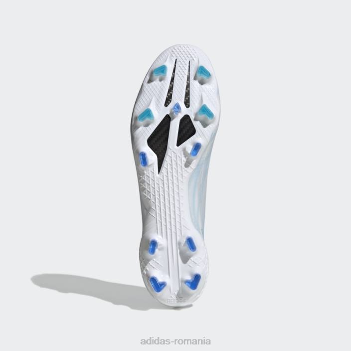 Adidas alb x speedflow.1 crampoane pentru teren ferm unisex alb/indigo/papură a cerului 2JBN8681