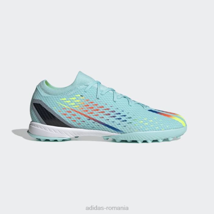 Adidas aqua x speedportal.3 pantofi gazon adidas unisex aqua/albastru/galben 2JBN4773