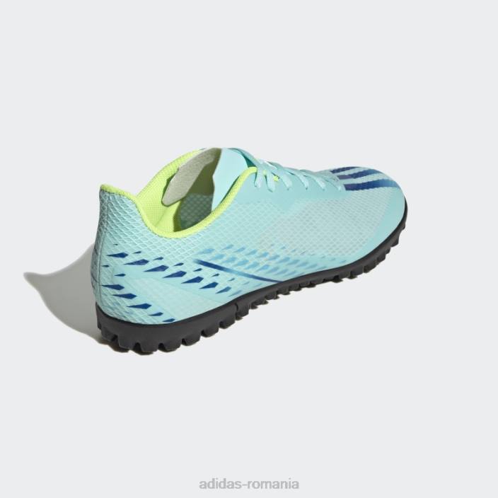 Adidas aqua x speedportal.4 pantofi pentru gazon unisex aqua/albastru/galben 2JBN5950