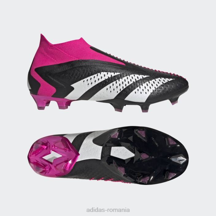 Adidas cizme predator accuracy+ teren ferm negru adidas unisex negru/alb/roz 2JBN12300