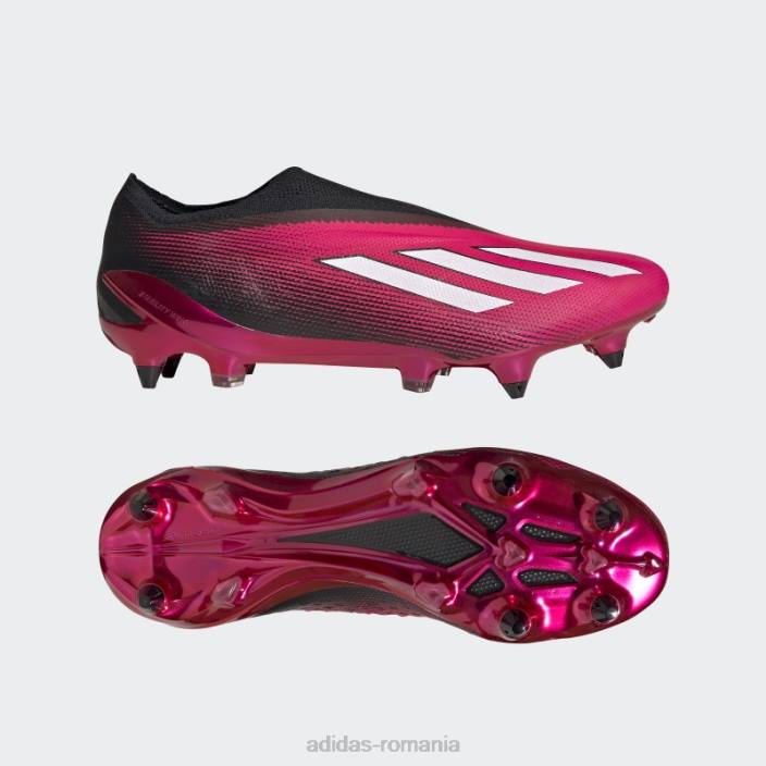 Adidas cizme roz x speedportal+ pentru teren moale unisex roz/alb/negru 2JBN13036