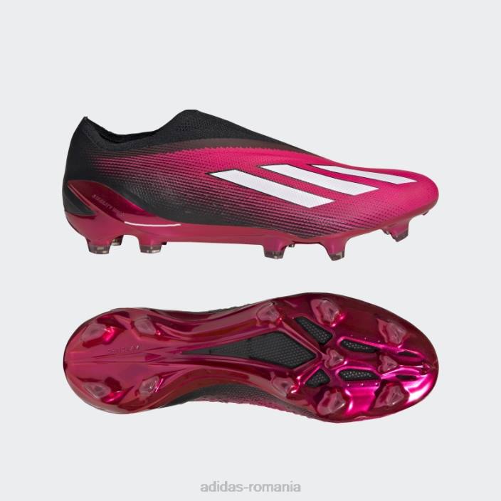 Adidas cizme roz x speedportal+ teren ferm unisex roz/alb/negru 2JBN12280