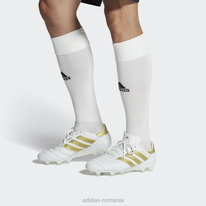 Adidas copa icon ghete de fotbal pentru teren ferm alb unisex alb/auriu metalic 2JBN1351