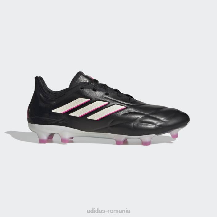 Adidas copa pure.1 cizme teren ferm negru unisex negru/zero metalic/roz 2JBN12319