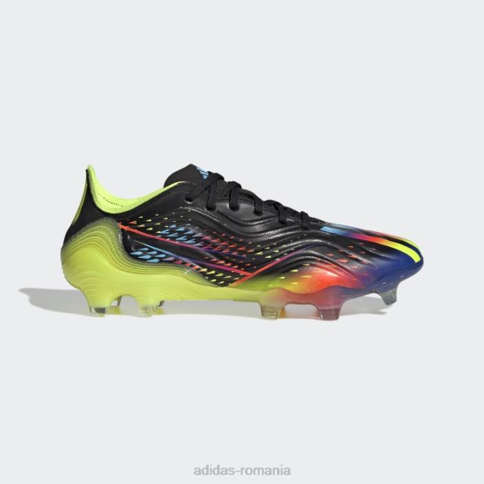 Adidas copa sense.1 crape de teren ferm negru unisex negru/cian/galben 2JBN4502