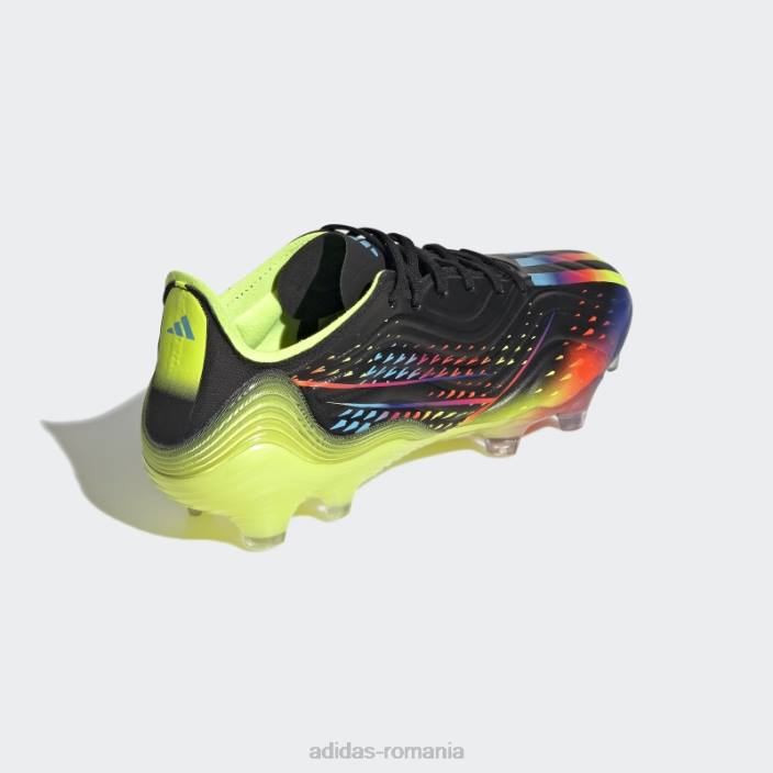 Adidas copa sense.1 crape de teren ferm negru unisex negru/cian/galben 2JBN4502