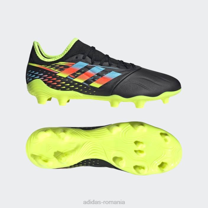 Adidas copa sense.3 crape teren ferm negru adidas unisex negru/cian/galben 2JBN8808
