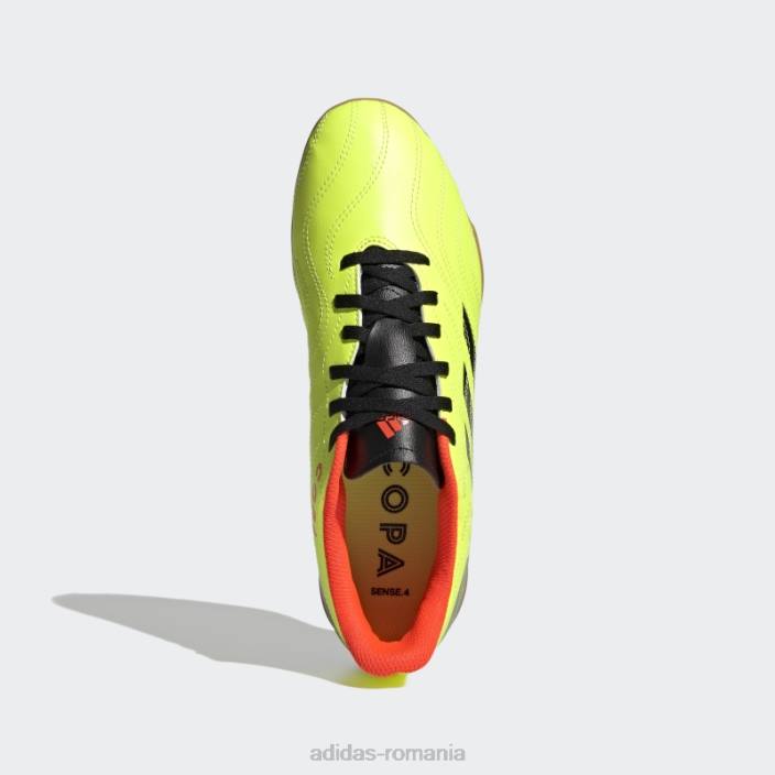 Adidas galben copa sense.4 pantofi de fotbal indoor adidas unisex galben/negru/rosu 2JBN4509