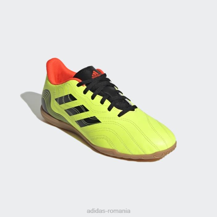 Adidas galben copa sense.4 pantofi de fotbal indoor adidas unisex galben/negru/rosu 2JBN4509