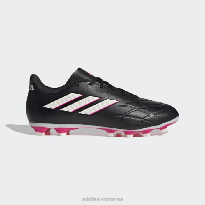 Adidas negru copa pure.4 crampoane flexibile de sol unisex negru/zero metalic/roz 2JBN4240