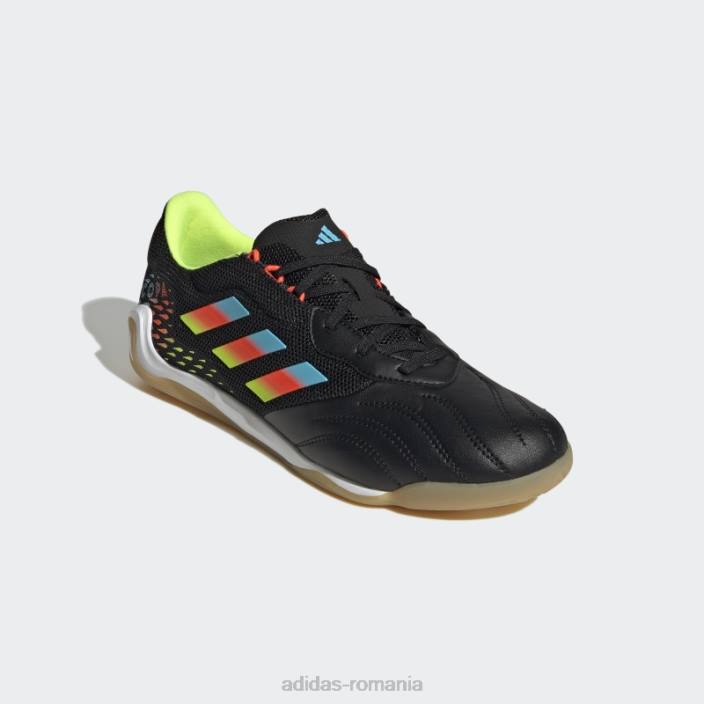 Adidas negru copa sens.3 pantofi de interior unisex negru/cian/galben 2JBN4571