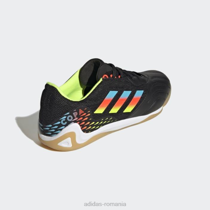 Adidas negru copa sens.3 pantofi de interior unisex negru/cian/galben 2JBN4571