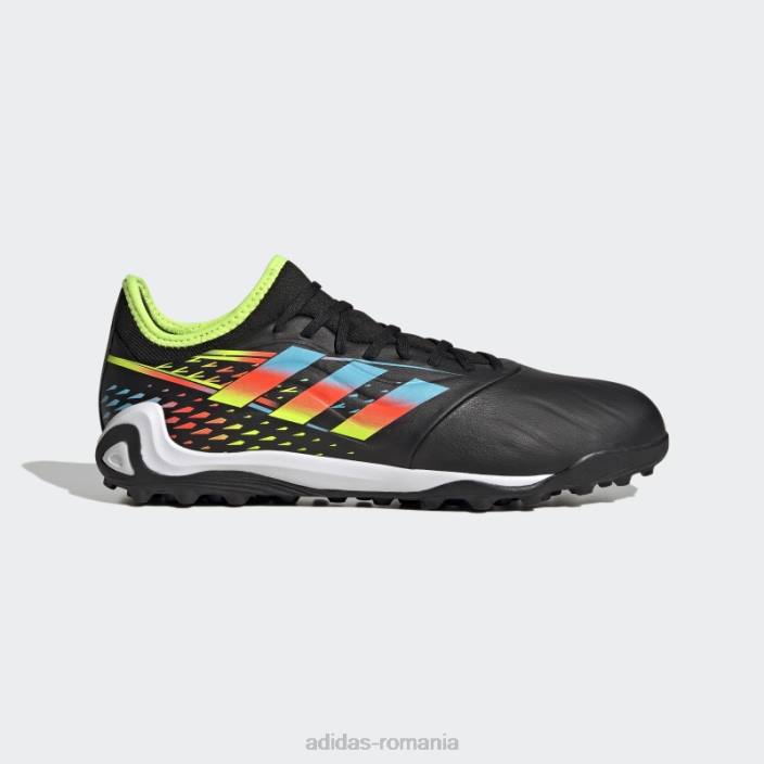 Adidas negru copa sense.3 pantofi gazon adidas unisex negru/cian/galben 2JBN4791