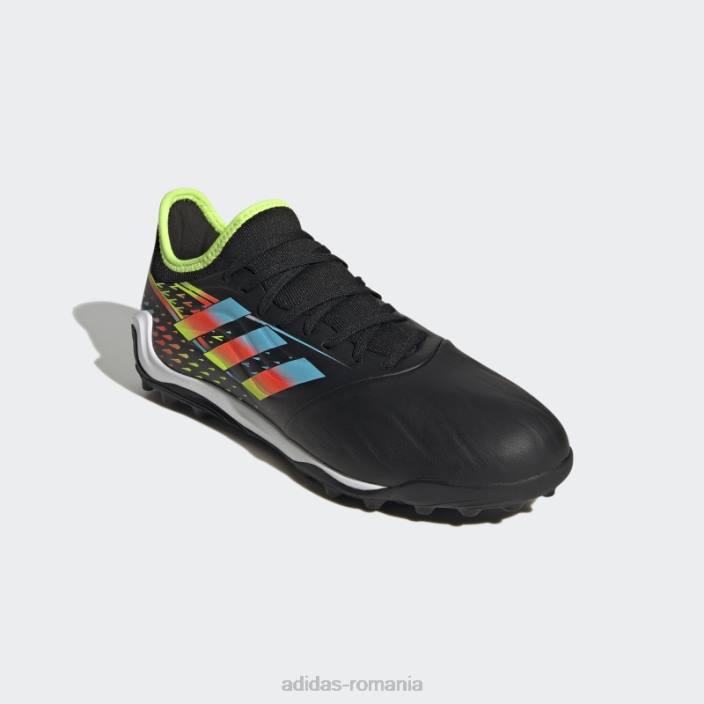 Adidas negru copa sense.3 pantofi gazon adidas unisex negru/cian/galben 2JBN4791