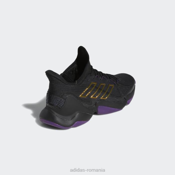 Adidas pantofi mahomes 1 impact flx negri unisex negru/auriu metalic/violet 2JBN8822