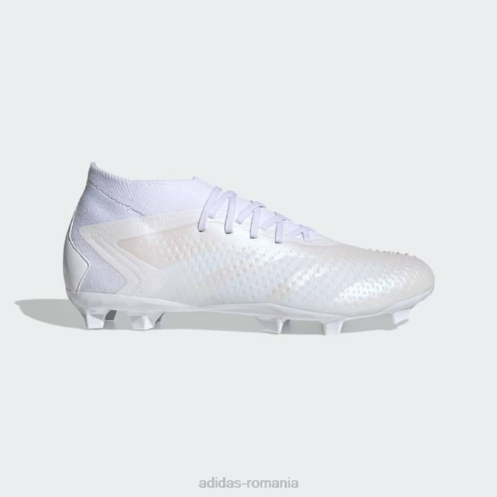 Adidas precizia prădătorului alb.2 crampoane de teren ferm unisex alb negru 2JBN4691