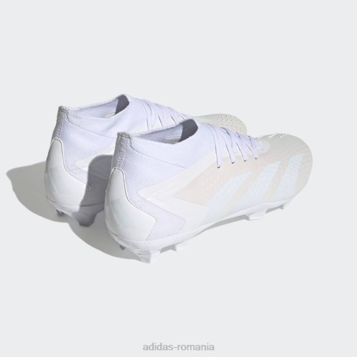 Adidas precizia prădătorului alb.2 crampoane de teren ferm unisex alb negru 2JBN4691
