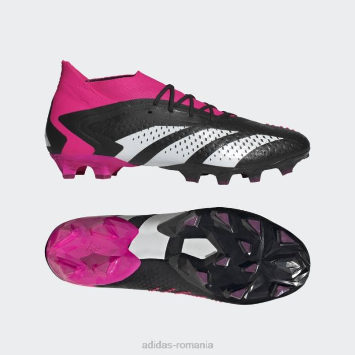 Adidas precizia pradatorului negru.1 cizme de iarba artificiala unisex negru/alb/roz 2JBN12761