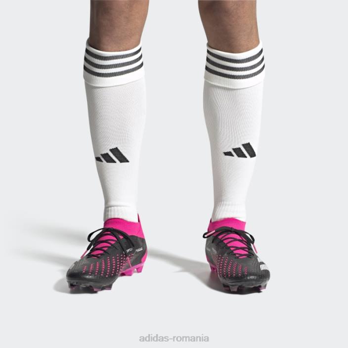 Adidas precizia pradatorului negru.1 cizme de iarba artificiala unisex negru/alb/roz 2JBN12761