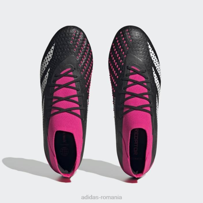 Adidas precizia pradatorului negru.1 cizme de iarba artificiala unisex negru/alb/roz 2JBN12761