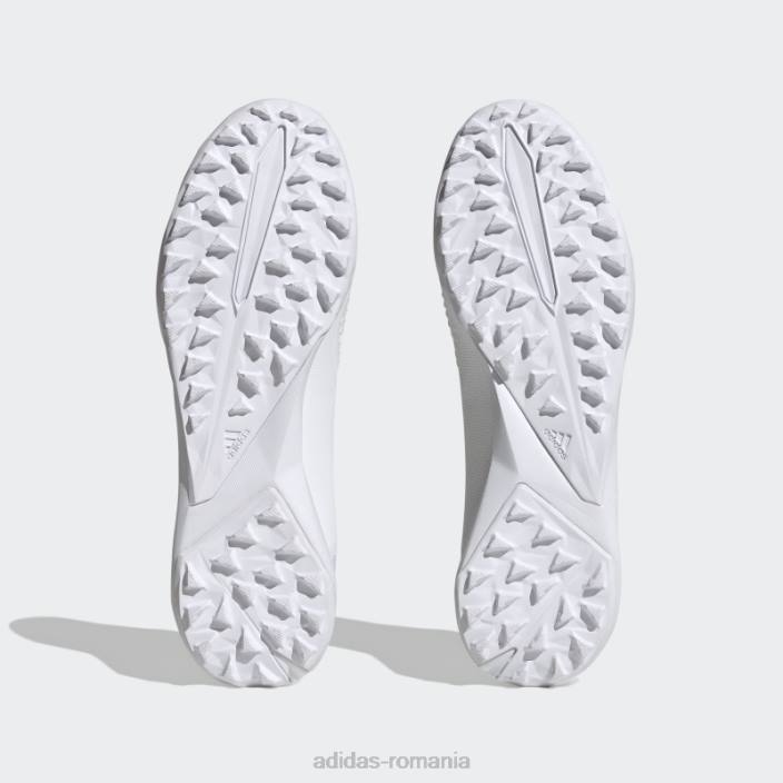 Adidas precizie prădător.3 cizme de gazon albe unisex alb negru 2JBN12278
