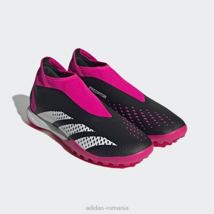 Adidas predator accuracy.3 cizme de gazon fara siret negru adidas unisex negru/alb/roz 2JBN12426
