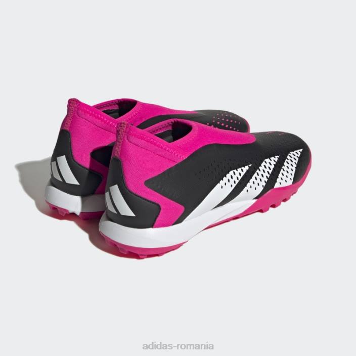 Adidas predator accuracy.3 cizme de gazon fara siret negru adidas unisex negru/alb/roz 2JBN12426