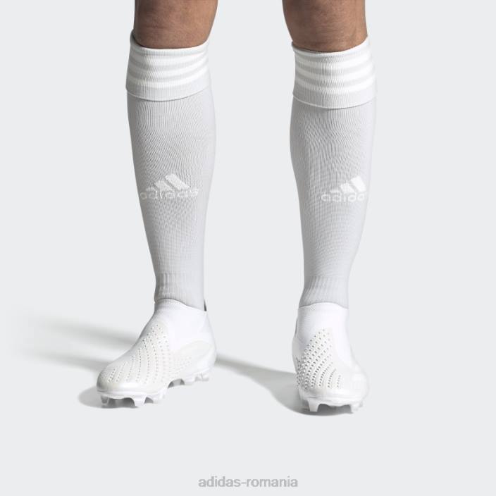 Adidas predator alb precizie+ cizme de teren ferm moda unisex alb 2JBN317