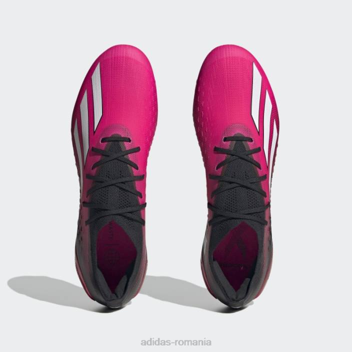 Adidas roz x speedportal.1 ghete adidas pentru teren ferm unisex roz/alb/negru 2JBN12327