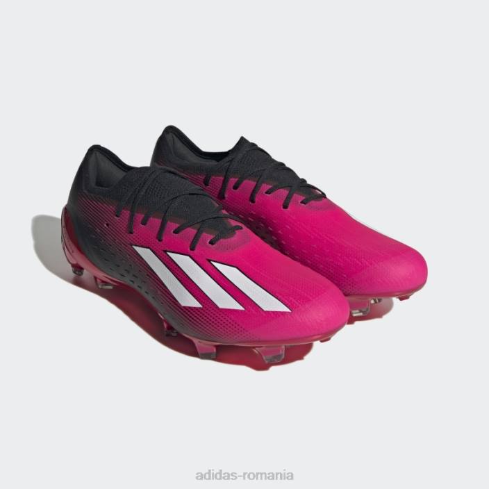 Adidas roz x speedportal.1 ghete adidas pentru teren ferm unisex roz/alb/negru 2JBN12327