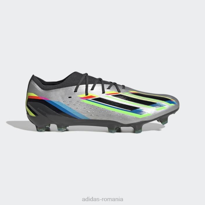 Adidas silver x speedportal.1 cizme de teren ferm unisex argintiu/negru/galben 2JBN683