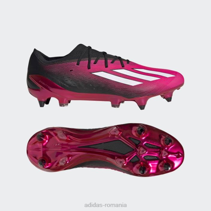 Adidas x speedportal.1 cizme de teren moale roz unisex roz/alb/negru 2JBN12290