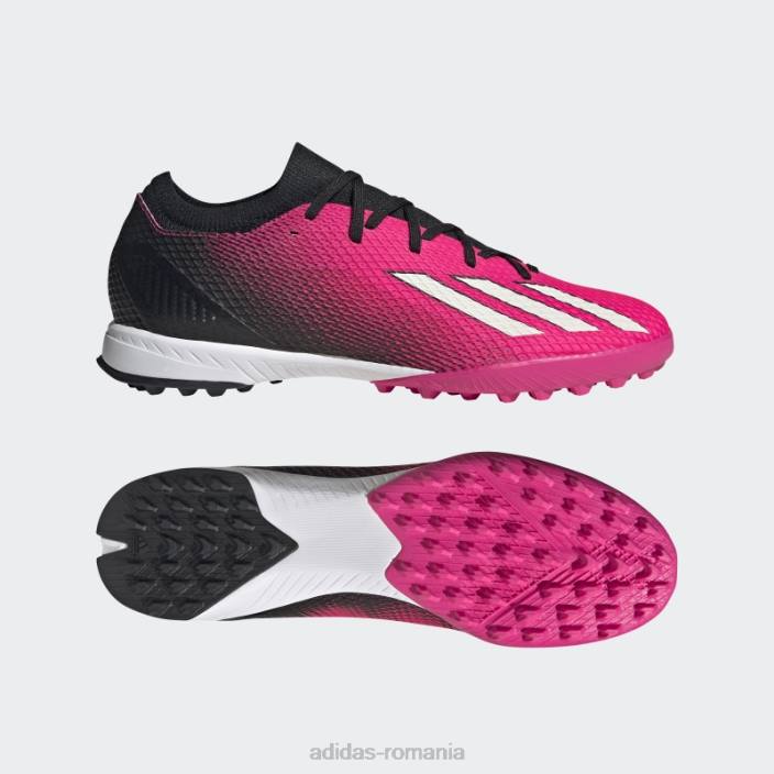 Adidas x speedportal.3 pantofi gazon roz unisex roz/zero metalic/negru 2JBN4603