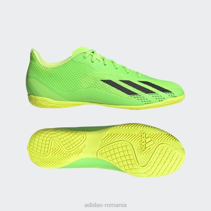 Adidas x speedportal.4 cizme indoor verde adidas unisex verde/negru/galben 2JBN12930