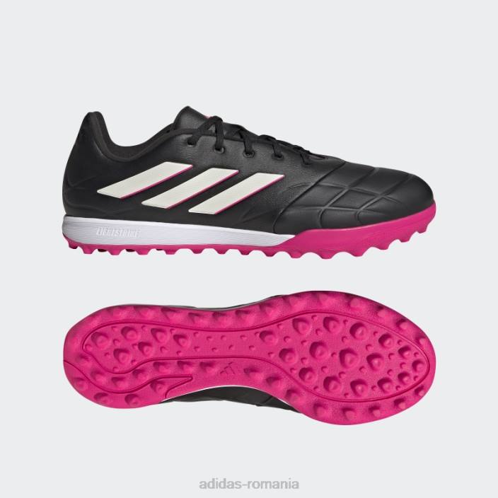 Adidas zero metalic copa pure.3 pantofi gazon unisex negru/zero metalic/roz 2JBN4690