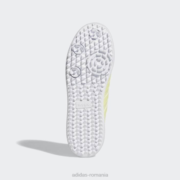 Adidas Ediție specială samba pantofi de golf fără vârfuri galben adidas unisex galben/alb 2JBN12780