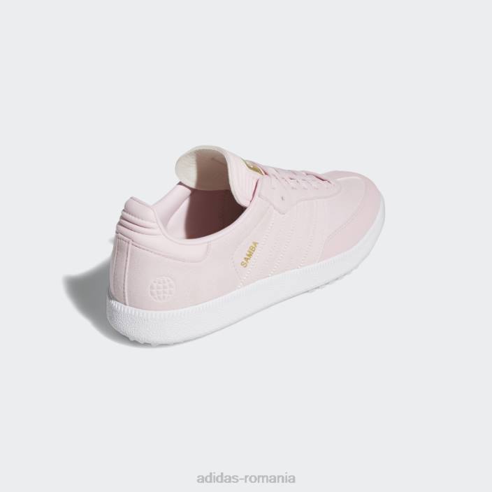 Adidas Ediție specială samba pantofi de golf fără vârfuri roz unisex roz/alb 2JBN4825