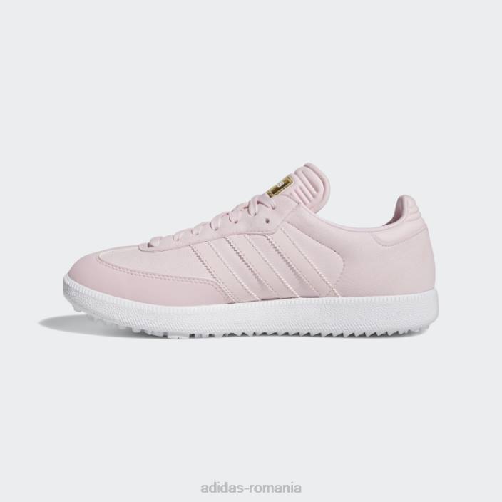 Adidas Ediție specială samba pantofi de golf fără vârfuri roz unisex roz/alb 2JBN4825