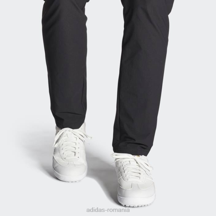 Adidas pantofi de golf samba, ediție specială albă, fără vârfuri unisex alb 2JBN4511
