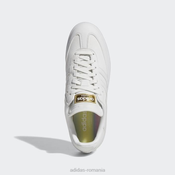 Adidas pantofi de golf samba, ediție specială albă, fără vârfuri unisex alb 2JBN4511