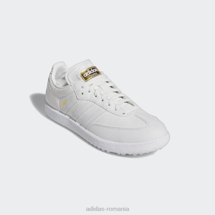 Adidas pantofi de golf samba, ediție specială albă, fără vârfuri unisex alb 2JBN4511