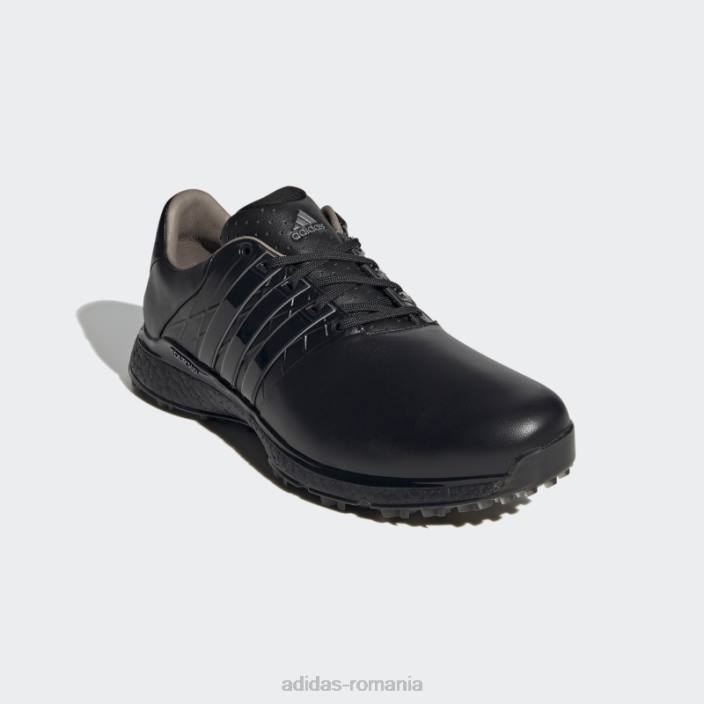 Adidas pantofi de golf tour360 xt-sl 2.0 fără vârfuri negri unisex negru/fier metalic 2JBN12692