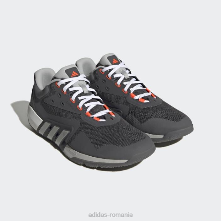 Adidas pantofi antrenori dropset gri unisex gri/alb 2JBN12812