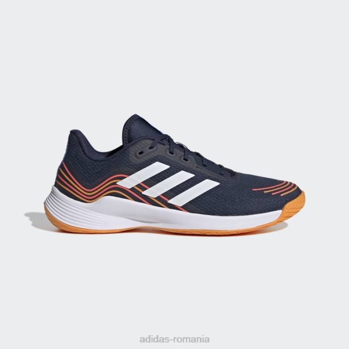 Adidas pantofi de volei novaflight bleumarin adidas unisex papură bleumarin/alb/albastru 2JBN12957