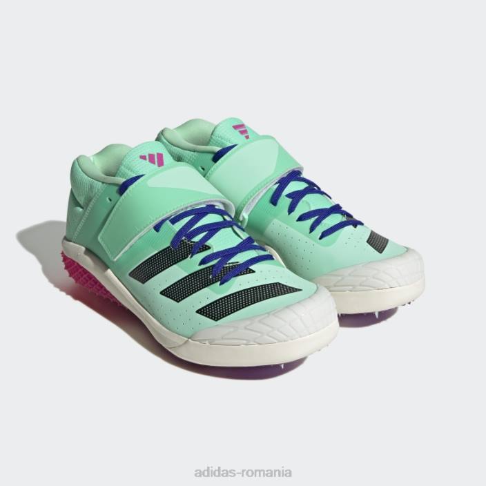 Adidas pantofi adizero javelin mint unisex menta/negru/albastru 2JBN12781