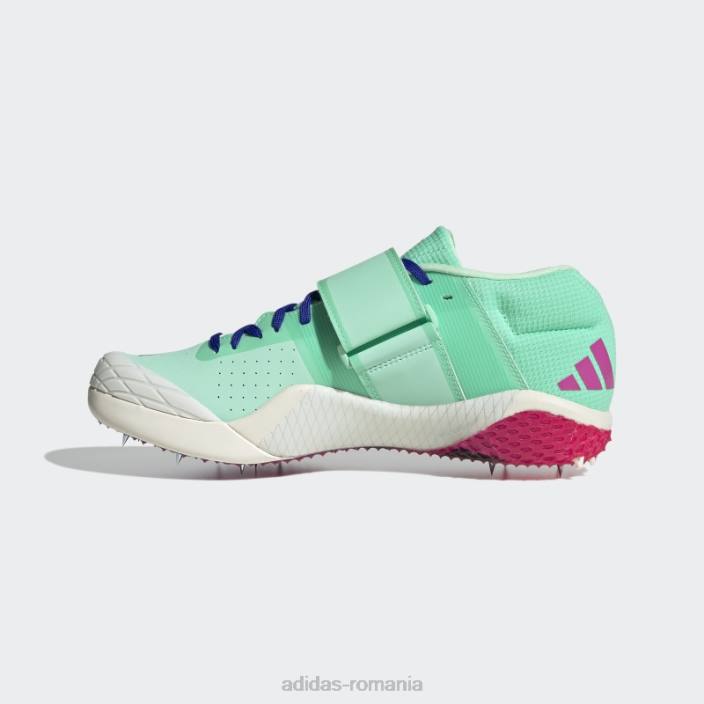 Adidas pantofi adizero javelin mint unisex menta/negru/albastru 2JBN12781