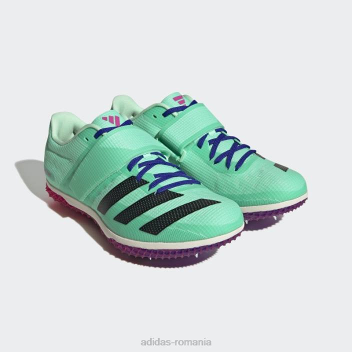 Adidas pantofi de saritura in inaltime adizero menta unisex menta/negru/albastru 2JBN13057