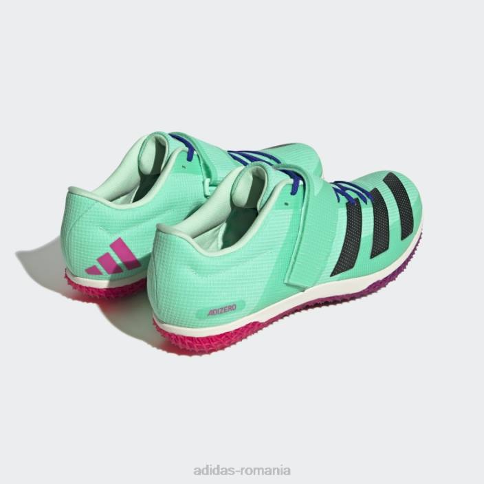 Adidas pantofi de saritura in inaltime adizero menta unisex menta/negru/albastru 2JBN13057