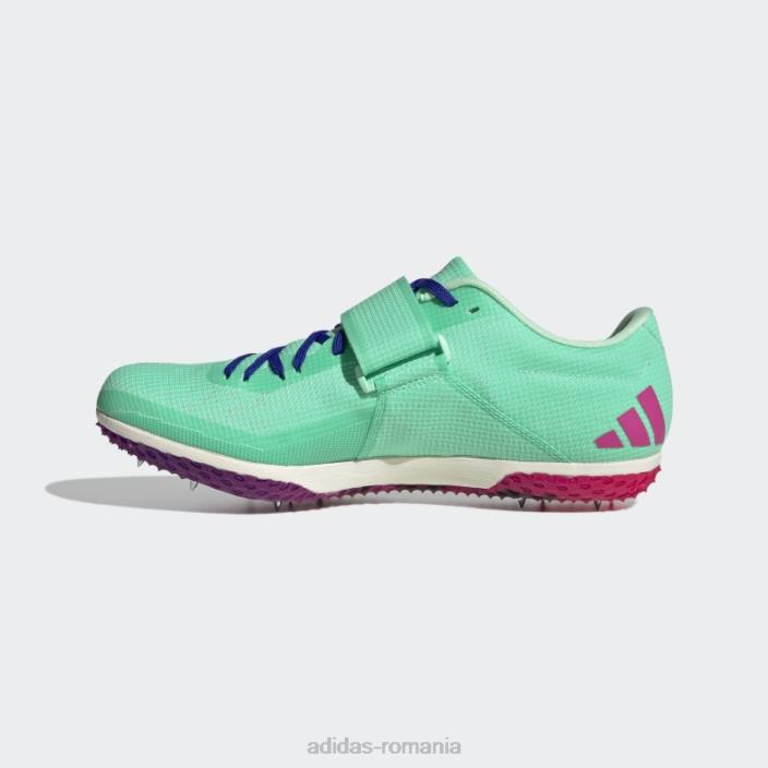 Adidas pantofi de saritura in inaltime adizero menta unisex menta/negru/albastru 2JBN13057